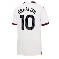 Manchester City Jack Grealish #10 Vonkajší futbalový dres 2023-24 Krátky Rukáv